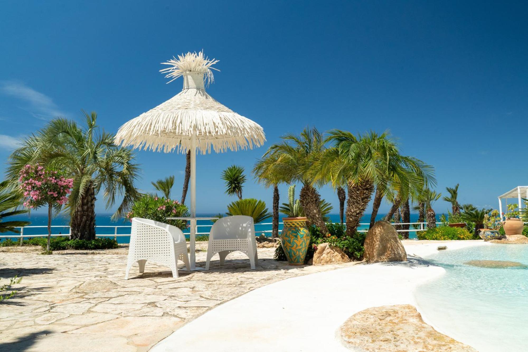 Casa Vacanze Verdemare Con Piscina 里贝拉 外观 照片